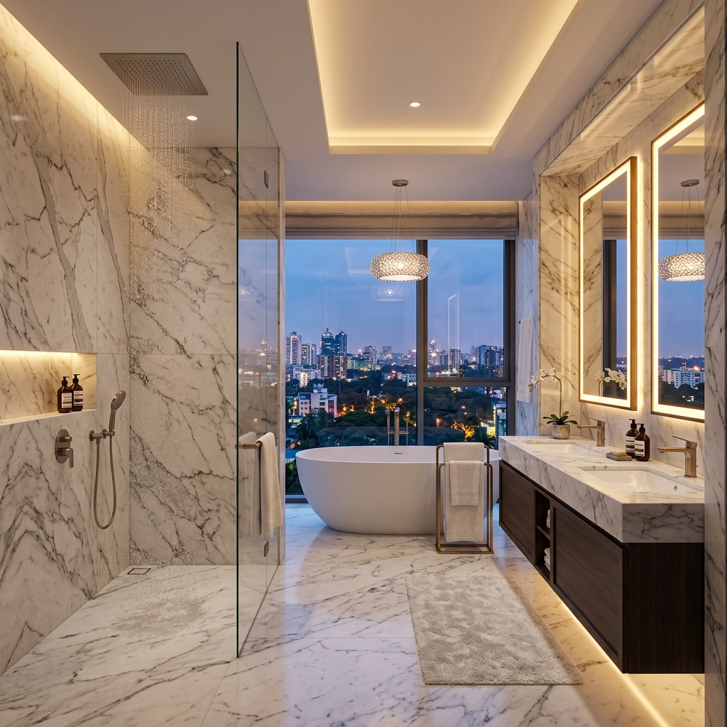 Premium Bathroom � Luxury Apartment