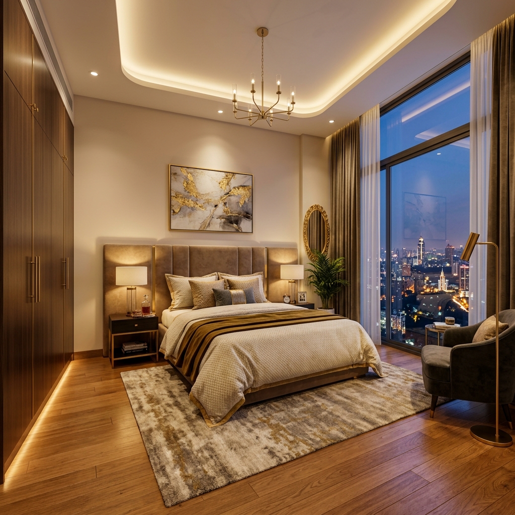 Master Bedroom � Bangalore Apartment