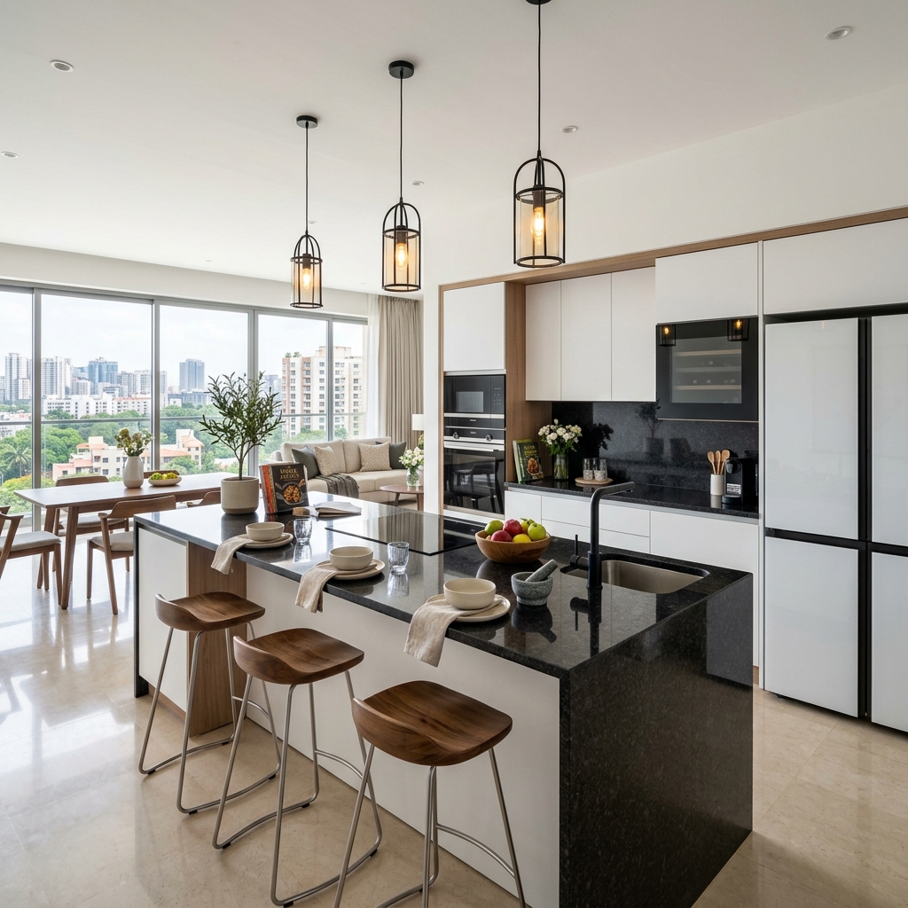 Modular Kitchen � Luxury Apartment