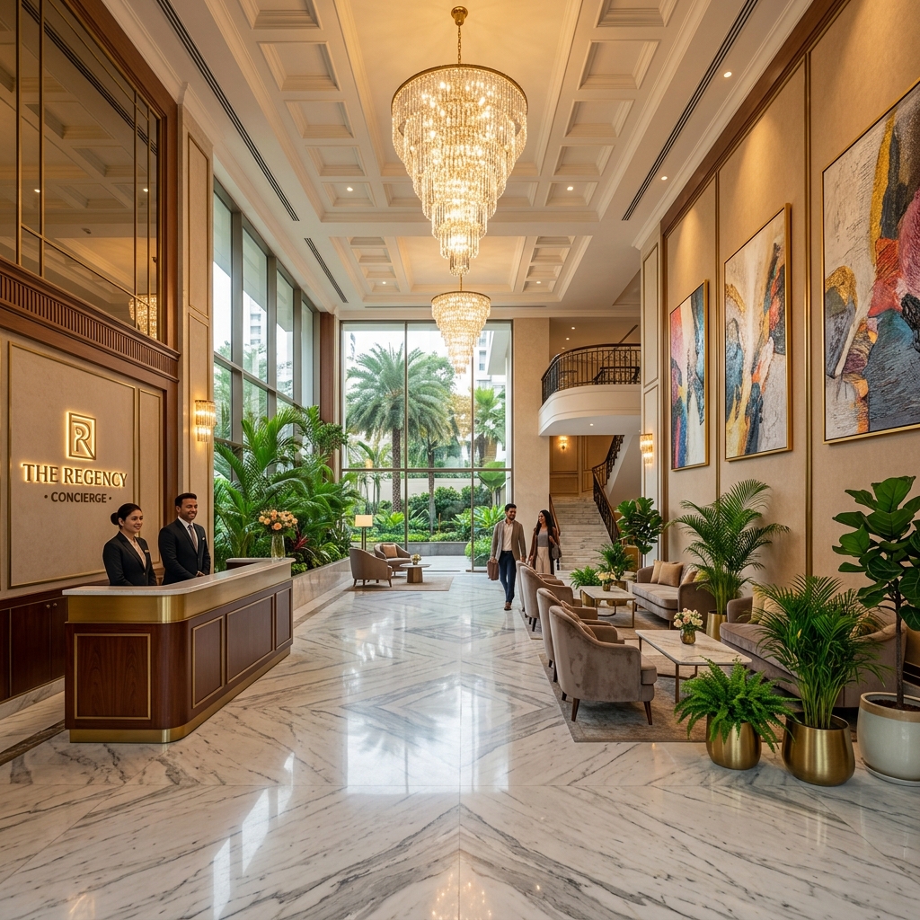 Grand Lobby � Luxury Apartment